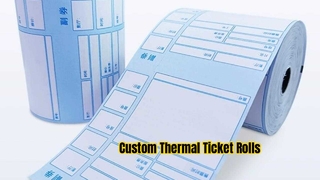 Custom Thermal Ticket Rolls BPA Free